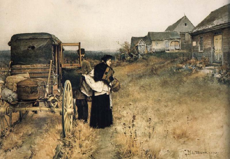 unknow artist The Passing of the Farm oil painting image